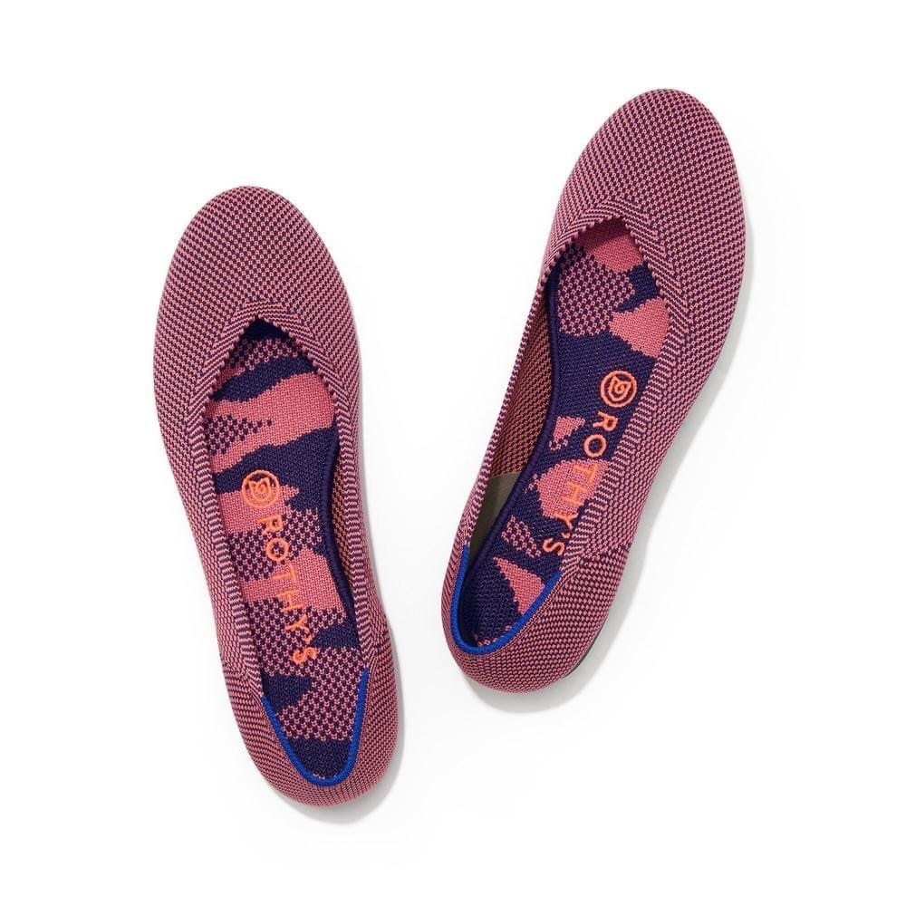 Rothy’s Rose Double Stitch Flats - Size 7.5